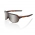 100% S2 Sunglasses - Matte Trans Brown Fade/HiPER Silver
