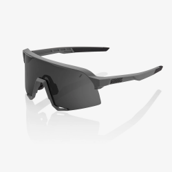 100% S3 Sunglasses - Matte Cool Grey/Smoke Lens