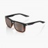 100% Renshaw Sunglasses - Soft Tact Black/Havana/HiPER Silver