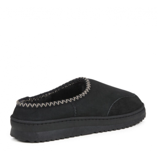 EMU Australia - Unisex Platinum Outback Scuff Slippers - Black - Size 8
