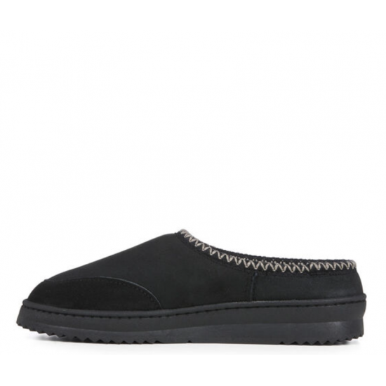 EMU Australia - Unisex Platinum Outback Scuff Slippers - Black - Size 10