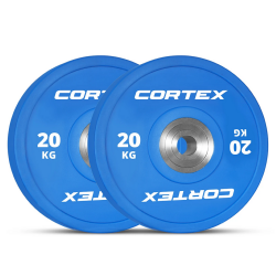 Lifespan Fitness CORTEX Competition 20kg Bumper Plate (Pair)