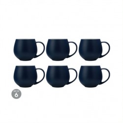 Maxwell & Williams Tint Snug Mug Set of 6 - Navy