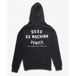 Deus Ex Machina Venice Address Hoodie - Black