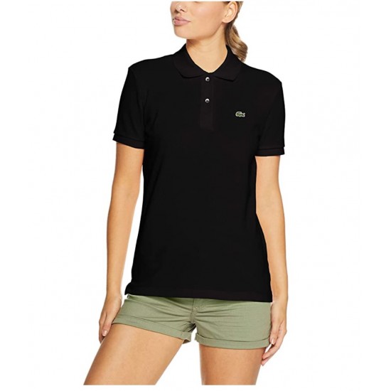 Lacoste Relaxed Fit Polo Womens - Black