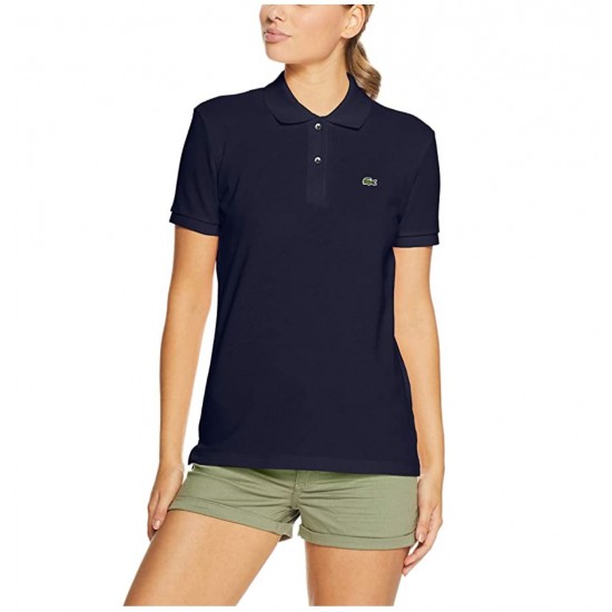 Lacoste Relaxed Fit Polo Womens - Navy Blue
