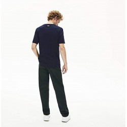 Lacoste Classic Graphic Big Croc Tee Mens - Navy Blue