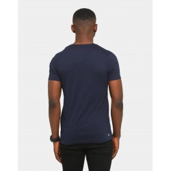 Lacoste Big Croc Tee Mens - Navy Blue Red