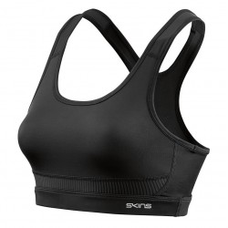 Skins DNAmic Primary Sports Bra Womens Black - Extra Small