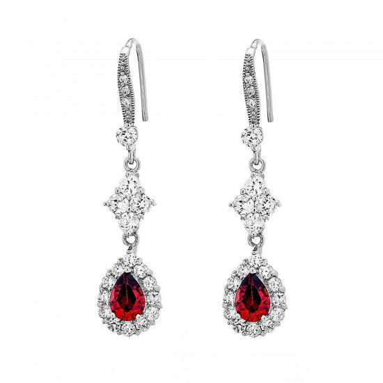 Pica LéLa - Red Royalty Earrings