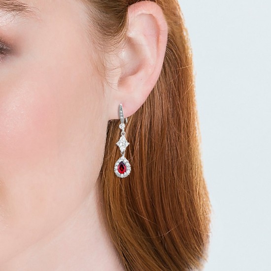 Pica LéLa - Red Royalty Earrings