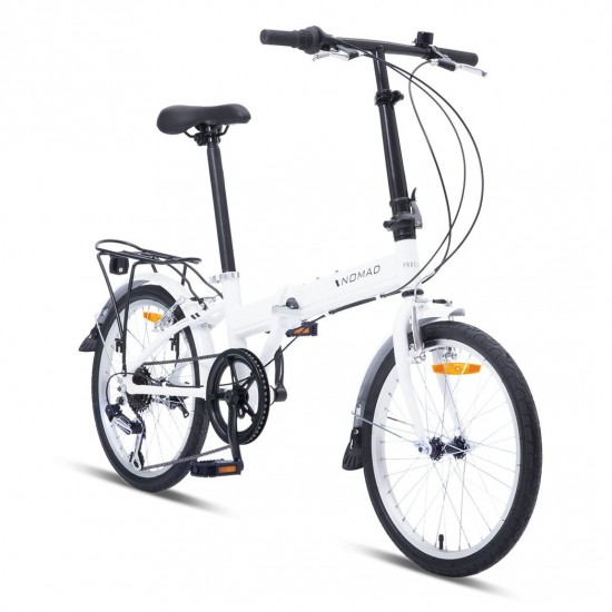 Progear Nomad Folding Bike - Pearl White
