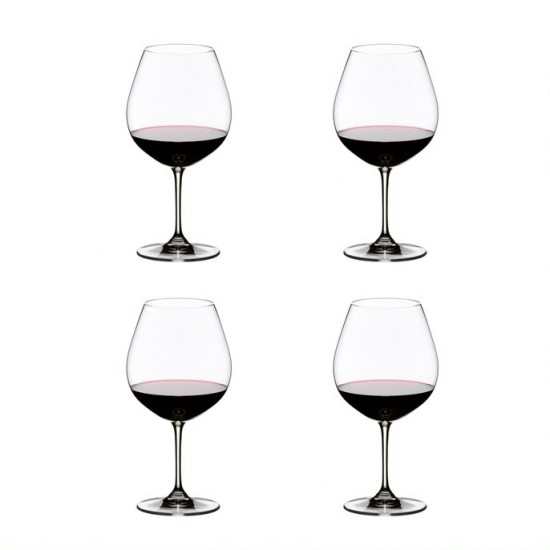 Riedel Vinum Pinot Noir (Burgundy Red) Set of 4
