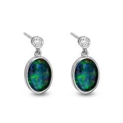 Wellington Jeweller - Carolina Triplet Opal Earrings